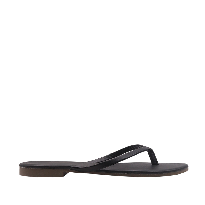 Sandalias flats Karen negro para Mujer