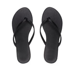 Sandalias flats Karen negro para Mujer
