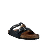 Sandalias flats Mirka negro para mujer