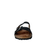 Sandalias flats Mirka negro para mujer