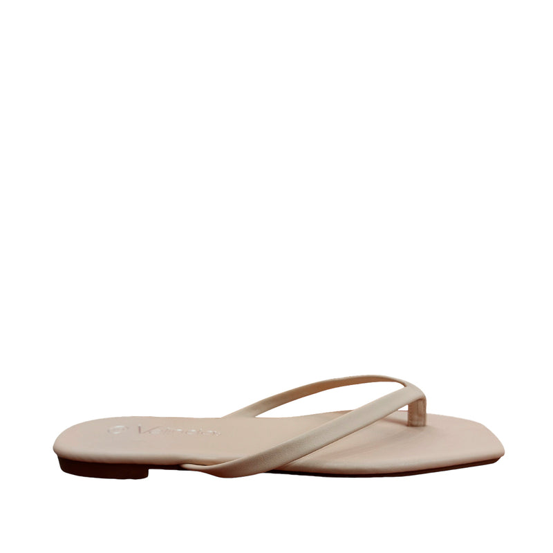 Sandalias flats Karen para mujer color nude