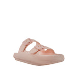 Sandalias flats Chunky para mujer color blush