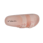 Sandalias flats Chunky para mujer color blush
