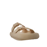 Sandalias flats Chunky  para mujer color taupe