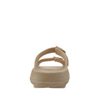 Sandalias flats Chunky  para mujer color taupe