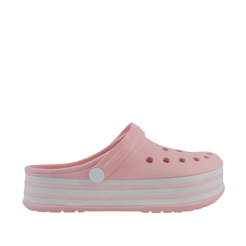 Sandalias flats Naky blush para mujer