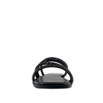 Sandalias flats Mady negro para mujer