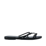 Sandalias flats Keren negro para mujer