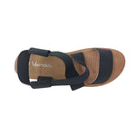 Sandalias flats Ana para mujer color negro