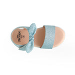 Sandalias Frozen celeste para niña
