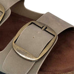 Sandalias flats Mirka para mujer color taupe