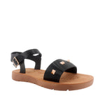 Sandalias flats Roma negro