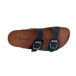 Sandalias flats Mirka para mujer color negro