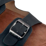 Sandalias flats Mirka para mujer color negro