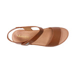 Sandalias Maple para mujer color cognac