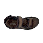 Sandalias Cancún para hombre color café