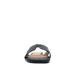 Sandalias flats Adria para mujer color negro