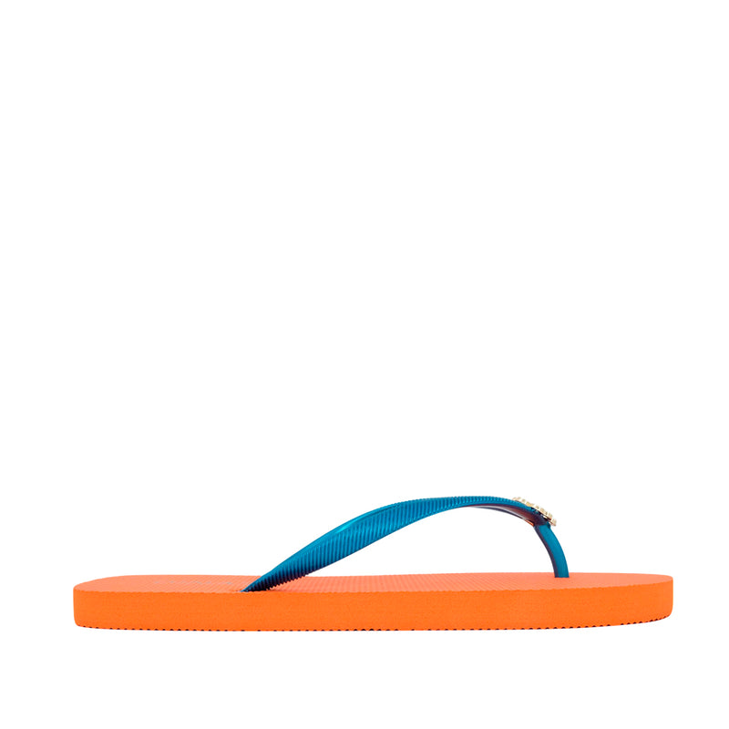 Sandalias flats Dany para mujer color naranja