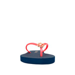 Sandalias flats Dany para mujer color navy