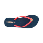 Sandalias flats Dany para mujer color navy