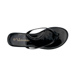 Sandalias flats Kenya para mujer color negro