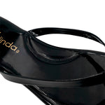 Sandalias flats Kenya para mujer color negro
