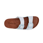 Sandalias flats Mirka para mujer color celeste