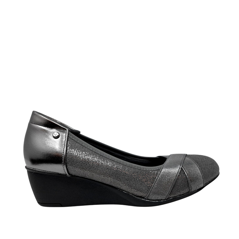 Cuña Regina para mujer color pewter