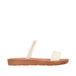 Sandalias flats Victoria para mujer color hueso