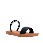 Sandalias flats Victoria para mujer color negro