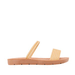 Sandalias flats Victoria para mujer color beige