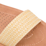 Sandalias flats Victoria para mujer color beige