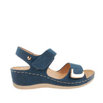 Sandalias Adela para mujer color navy