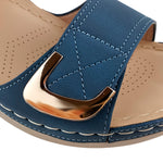 Sandalias Adela para mujer color navy