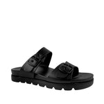 Sandalias flats Dakota para mujer color negro