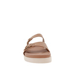 Sandalias flats Dakota para mujer color taupe