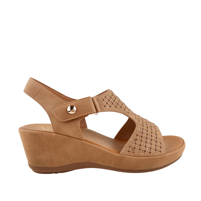 Sandalias Daniela para mujer color tan
