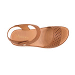 Sandalias flats Lana para mujer color tan