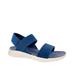Sandalias flats Marisa para mujer color navy