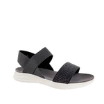Sandalias flats Marisa para mujer color negro