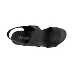 Sandalias flats Marisa para mujer color negro