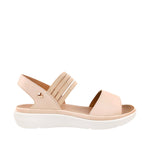 Sandalias flats Noel para mujer color hueso