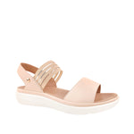 Sandalias flats Noel para mujer color hueso