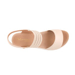 Sandalias flats Noel para mujer color hueso