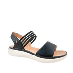 Sandalias flats Noel para mujer color negro