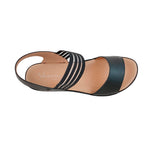 Sandalias flats Noel para mujer color negro
