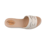 Sandalias Olivia para mujer color hueso