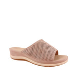 Sandalias flats Rita para mujer color blush