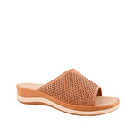 Sandalias flats Rita para mujer color tan