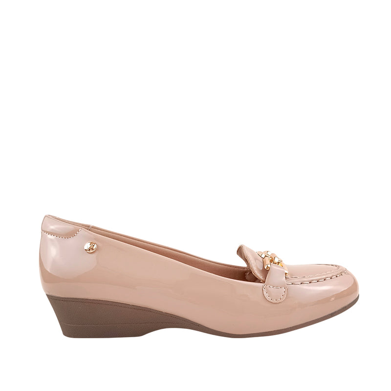 Cuña Rosa para mujer color nude